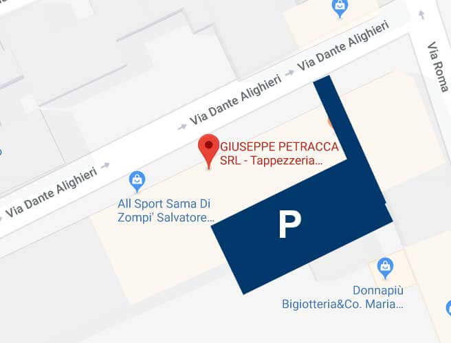 posizione tappezzeria giuseppe petracca